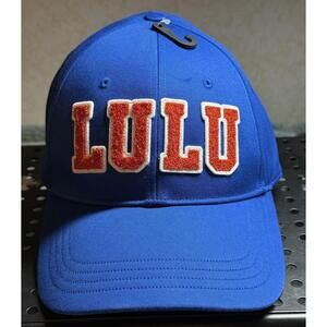 Lululemon Unisex structured Ball Cap*Collegiate S/M Blue & Orange NWT